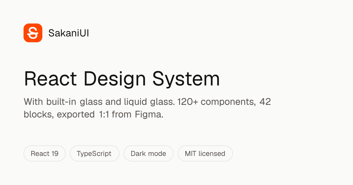 Billing · SakaniUI React Design System